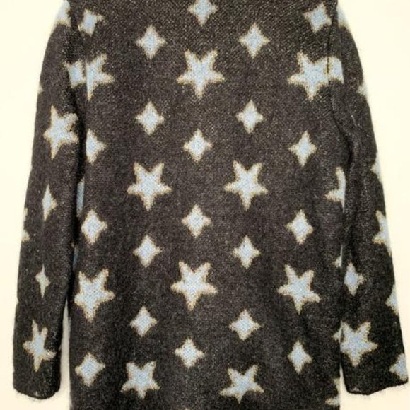 SAINT LAURENT MOHAIR STAR SWEATER SZ M - Picture 3 of 5